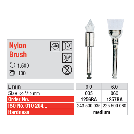 Brossette nylon