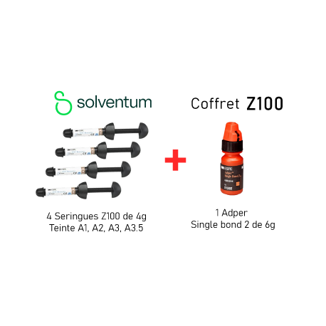 Pack de 4 seringues Z100 + 1 Adper single bond 2